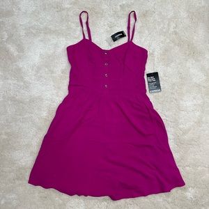 Neon Pink Dress NWT